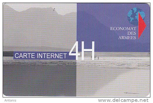 FRANCE - Economat Des Armees Satellite Internet Prepaid Card, Mint - Surf