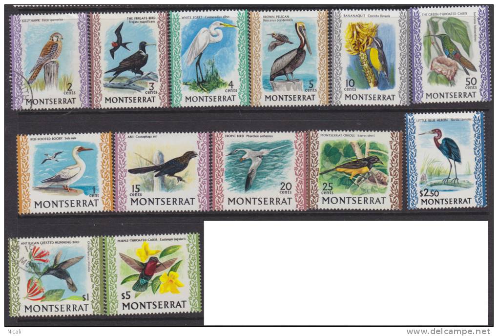 MONTSERRAT 1970 Bird Definitive SG 243/54 HM XZ521 - Montserrat