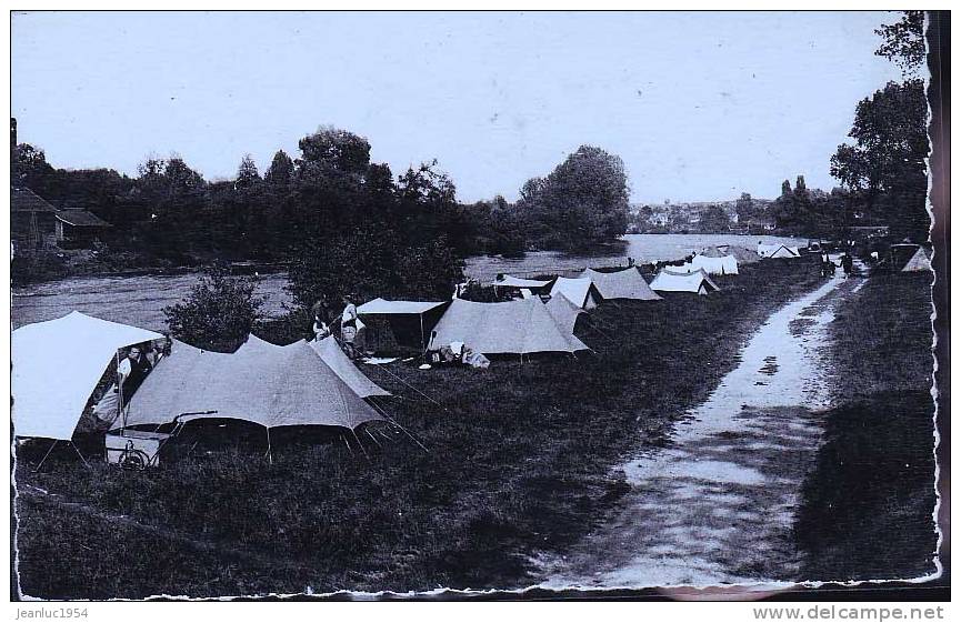 MERY SUR OISE CAMPING 1954 - Mery Sur Oise