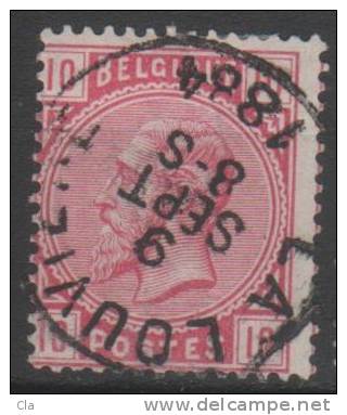 38  Obl  La Louvière (+75) - 1883 Léopold II