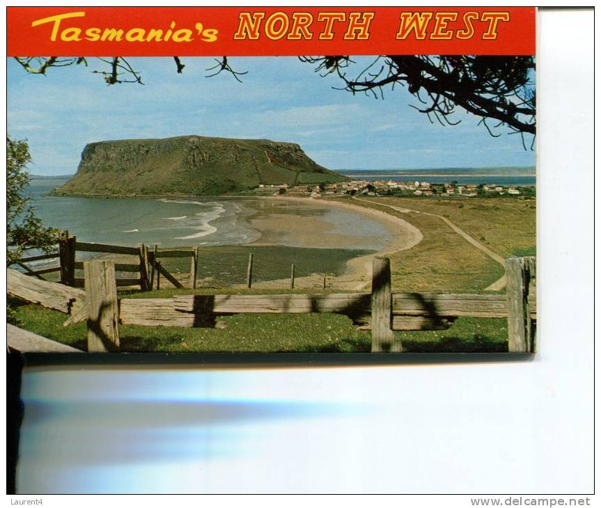 (03) Postcard View Folder - Depliant De Carte Postale - Tasmania - North West - Otros & Sin Clasificación