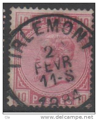 38  Obl  Tirlemont (+50) - 1883 Leopold II