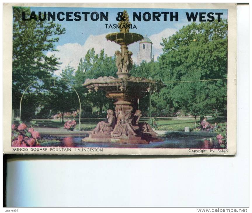 (03) Postcard View Folder - Depliant De Carte Postale - Tasmania - Launceston & North West - Altri & Non Classificati