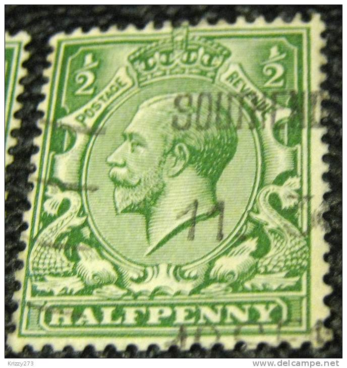 Great Britain 1912 King George V 0.5d - Used - Non Classés