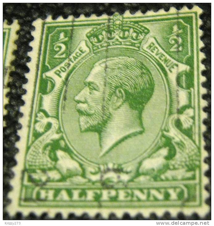 Great Britain 1912 King George V 0.5d - Used - Zonder Classificatie