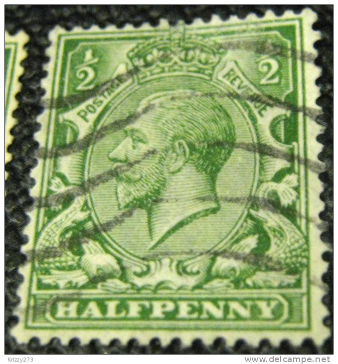 Great Britain 1912 King George V 0.5d - Used - Unclassified