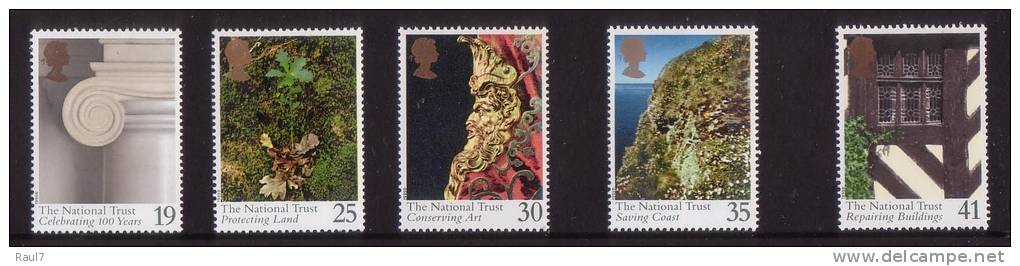 GRAND-BRETAGNE - 1995 - Sites Et Monuments Historiques - 5v Neufs// Mnh - Unused Stamps