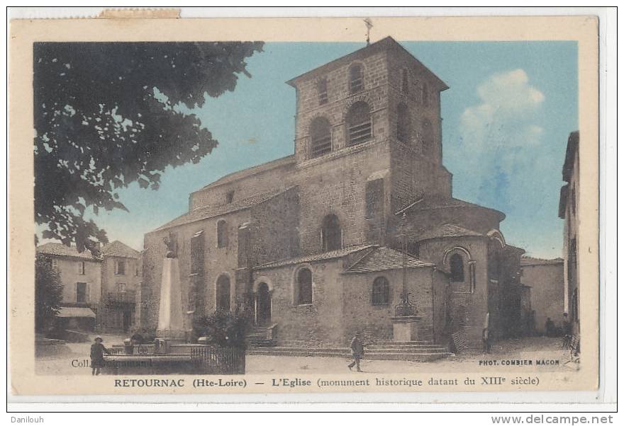 43 // RETOURNAC   L'église, Monument Historique Du XIII ème Siècle - Retournac