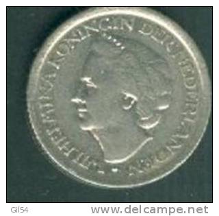 lot 6 pieces pays bas , 2 12 gulden  (1980) , 3 x 1 gulden ( 1969,1978,1977) , 2 x 25 cents (1948, 1979) - pieb06