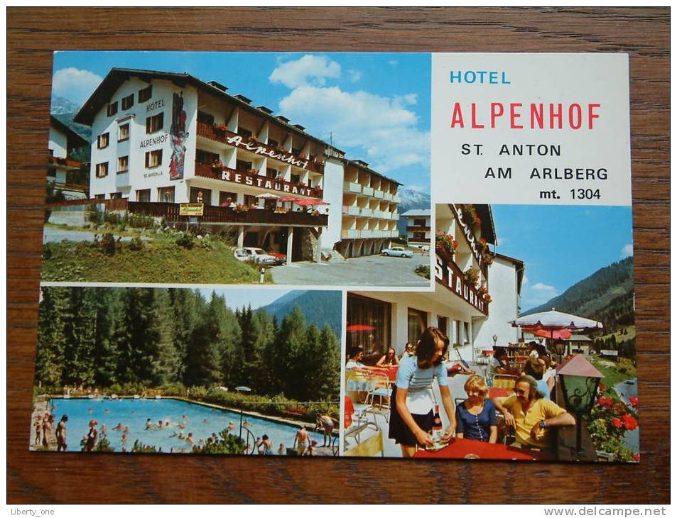 ALPENHOF Hotel - St. Anton Am Arlberg Tirol Austria / Anno 19?? ( Voir/zie Foto Voor Details ) !! - Hotels & Restaurants