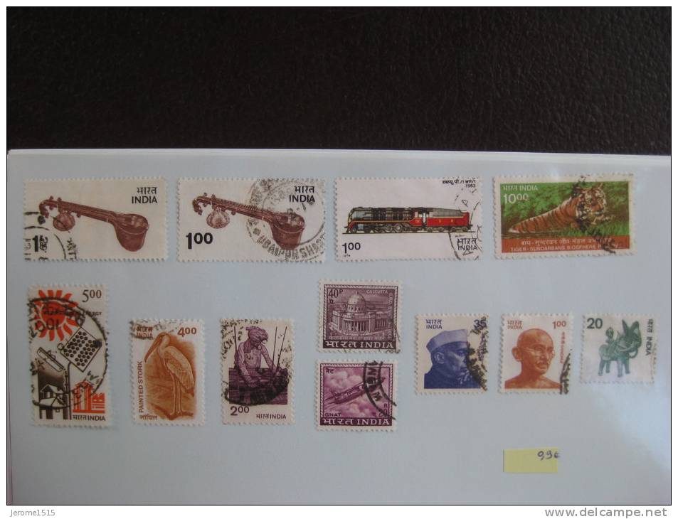 Timbres Inde : Lot - Collections, Lots & Series