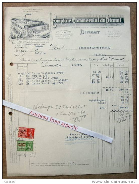 Comptoir Commercial De Dinant 1939 - 1900 – 1949