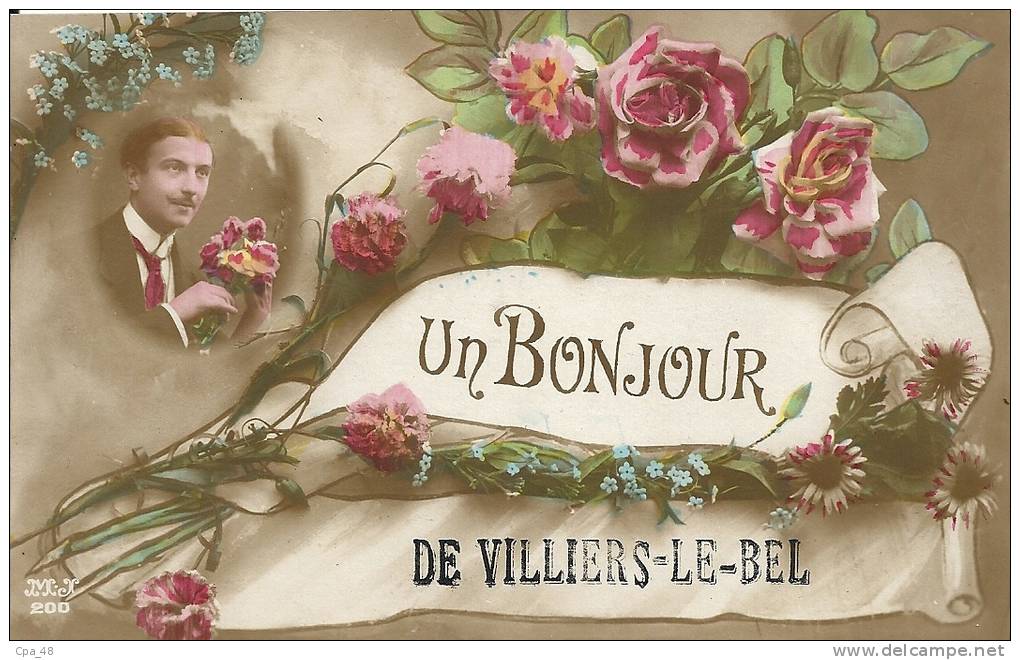 Villizers Le Bel : Un Bonjour - Villiers Le Bel