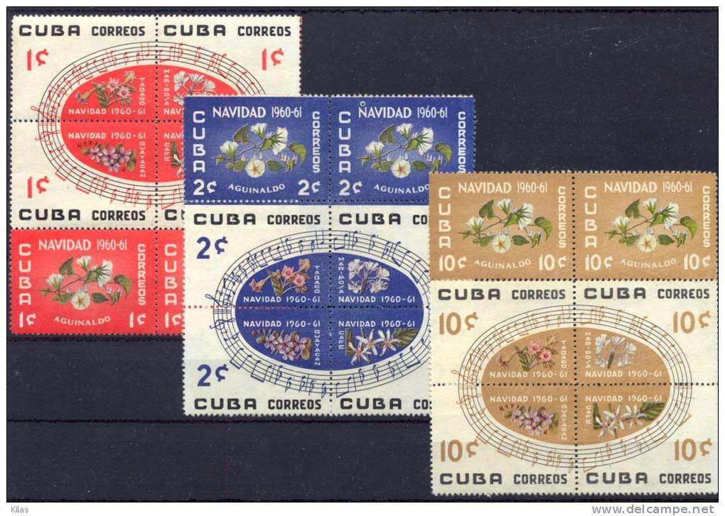 CUBA 1960 Christmas MNH - Ongebruikt