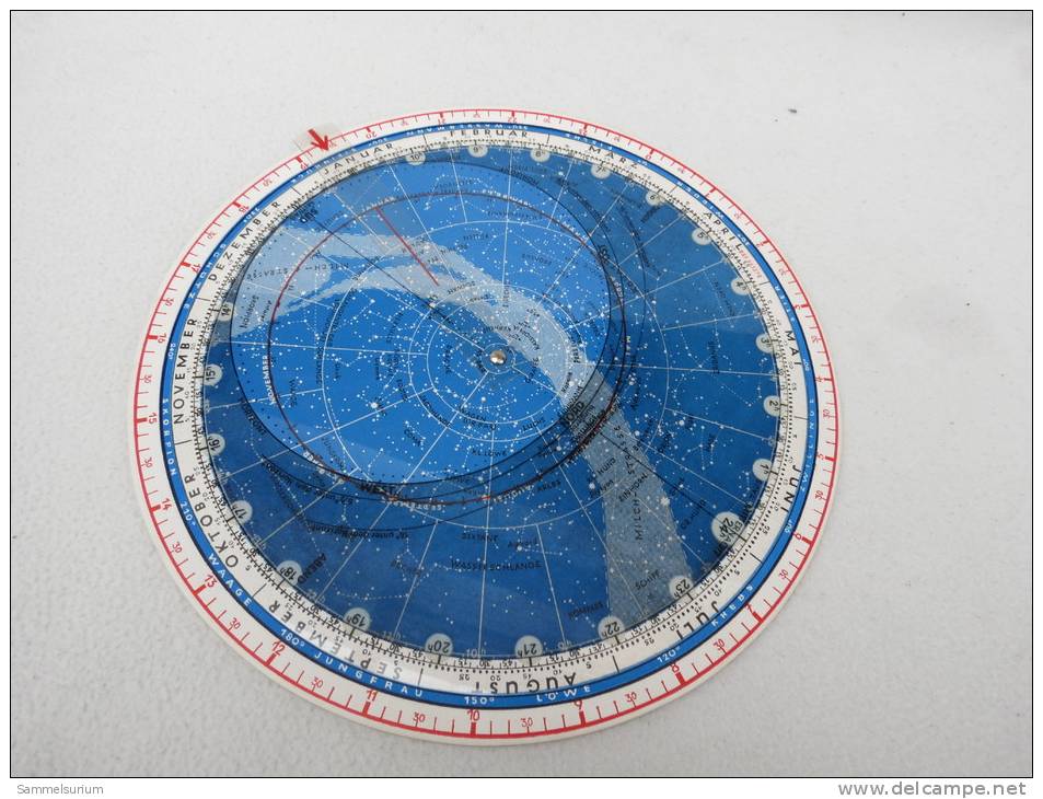 Drehbare Kosmos-Sternkarte mit Planetenanzeiger (Nördlicher und südlicher Sternhimmel)