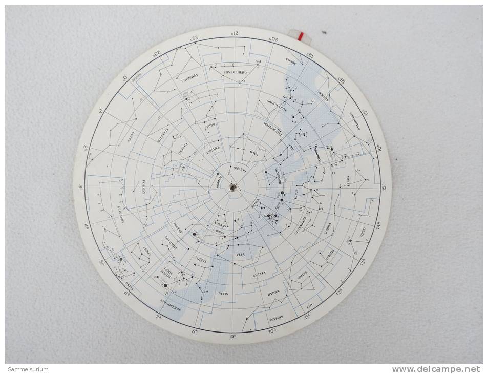 Drehbare Kosmos-Sternkarte mit Planetenanzeiger (Nördlicher und südlicher Sternhimmel)