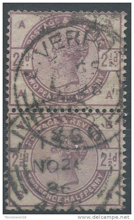 Lot N°21921   Paire Du N°79, Oblit A Déchiffrer, Coté 36 Euros - Autres & Non Classés