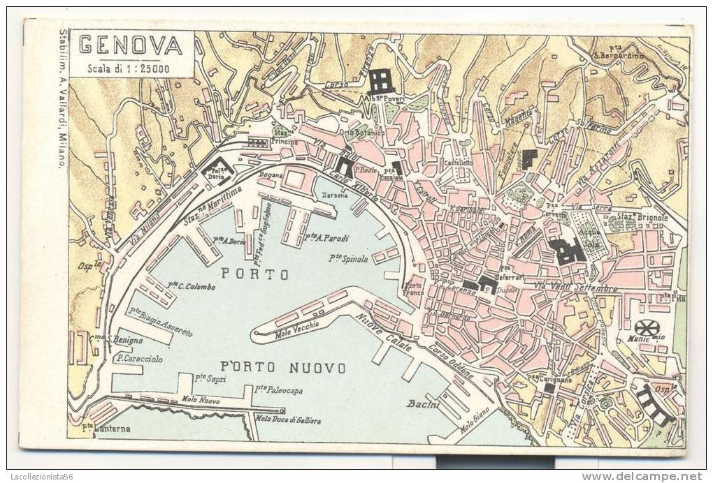 3363-GENOVA-CARTINA TOPOGRAFICA-FP - Cartes Géographiques