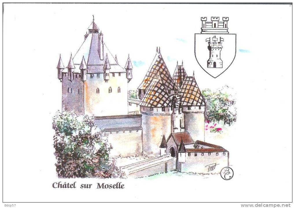 88 - Vosges - CHATEL-sur-Moselle - Format  10,5 X 14,8 - Chatel Sur Moselle
