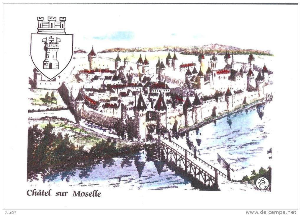 88 - Vosges - CHATEL-sur-Moselle - Format  10,5 X 14,8 - Chatel Sur Moselle