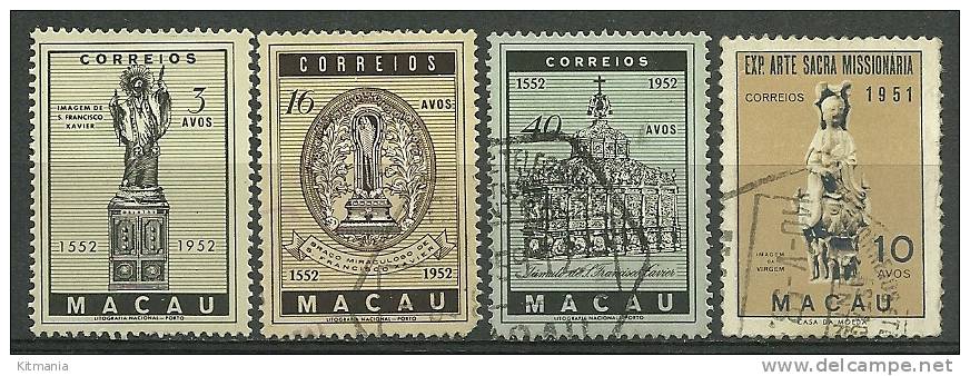 Macau #368/70,372 Mint And Used Stamps - L2971 - Oblitérés