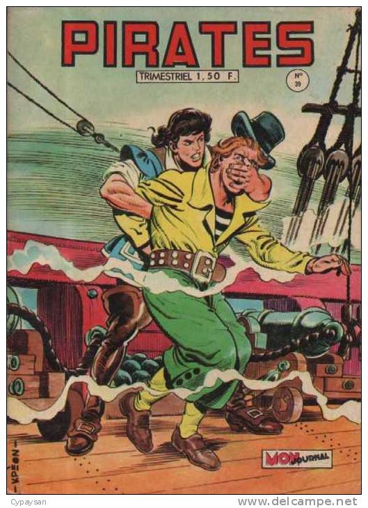 PIRATES N° 39 BE MON JOURNAL 08-1970 RARE - Piraten