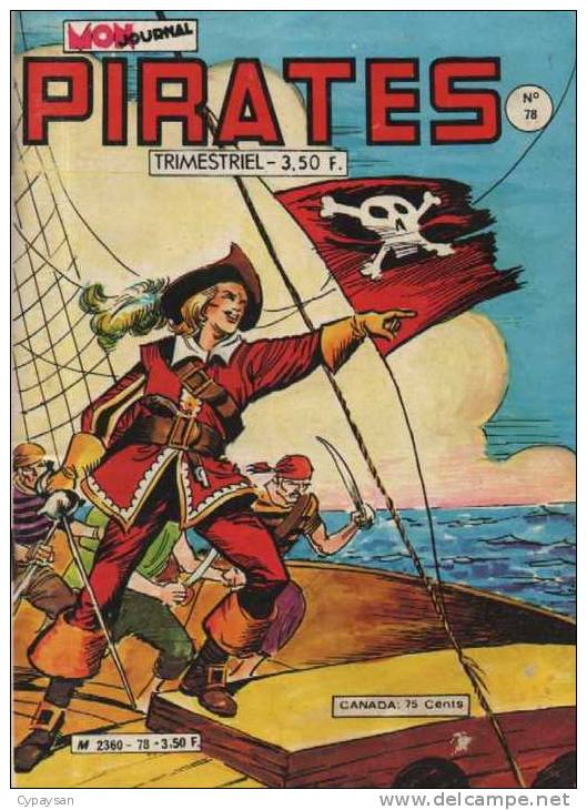 PIRATES N° 78 BE MON JOURNAL 05-1980 - Pirates