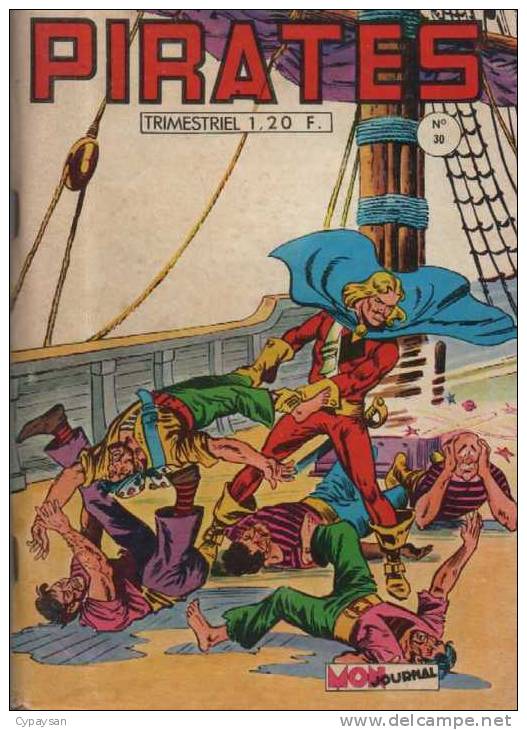 PIRATES N° 30 BE MON JOURNAL 05-1968 RARE - Pirates