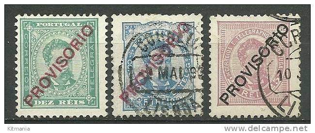 Portugal #83,87 D.Luis Ovpt Provisorio Mint And Used - L3096 - Neufs
