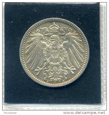 1 MARK. Deutsches Reich 1910. Zecca A. Argento SPL. - 1 Mark