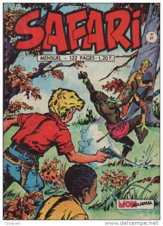 SAFARI N° 37 BE MON JOURNAL 09-1970 - Safari