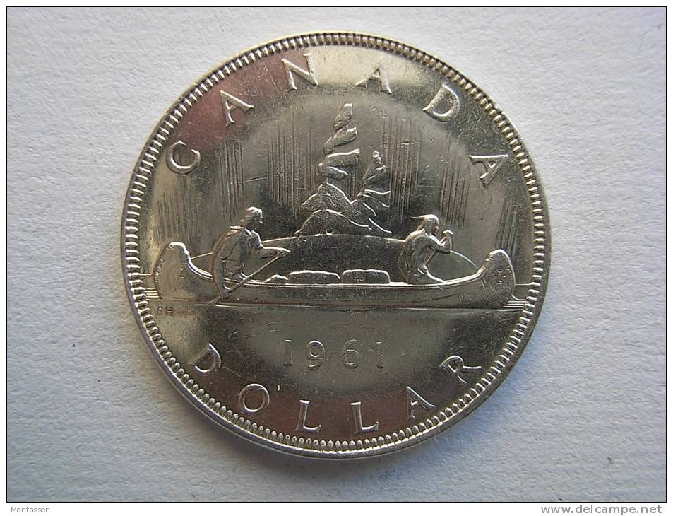 1 DOLLAR 1961. Argento SPL. - Canada
