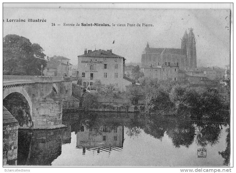 St Nicolas Du Port       54    Le Pont   Entrée Du Village                      (voir Scan) - Saint Nicolas De Port