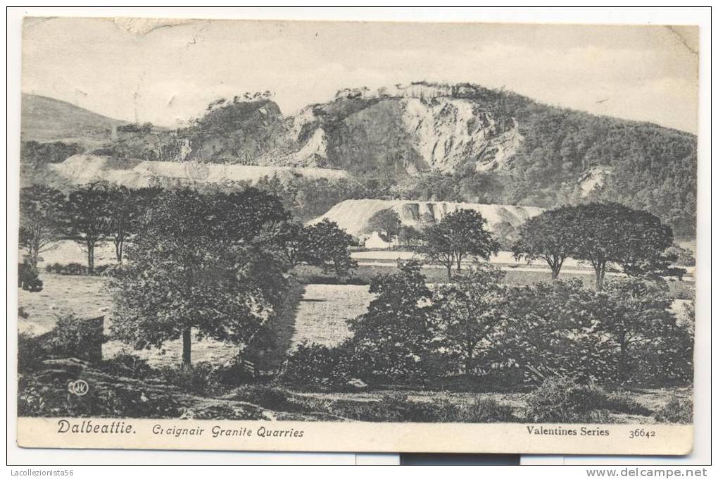 3377-DALBEATTIE-GRANITE QUARRIES-1908-FP - Kirkcudbrightshire