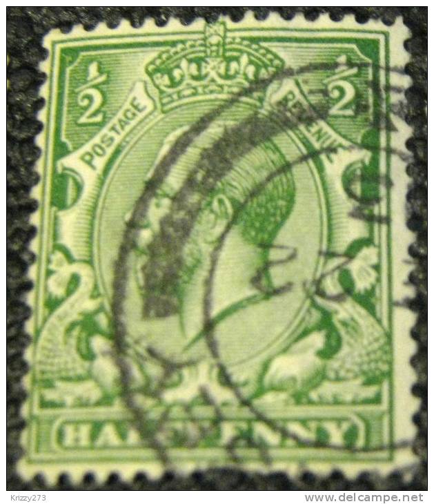 Great Britain 1912 King George V 0.5d - Used - Non Classés