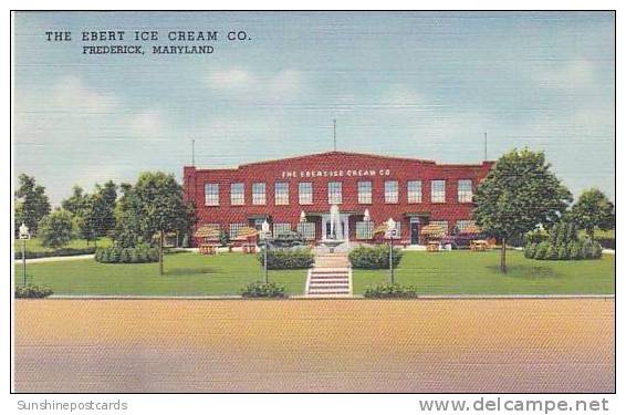 Maryland Frederick Ebert Ice Cream Company - Andere & Zonder Classificatie