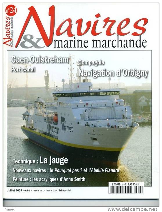 Navires &amp; Marine Marchande N°24 -  "Cie Navigation D'Orbigny" - Sommaire Complet En Annexe - Autres & Non Classés