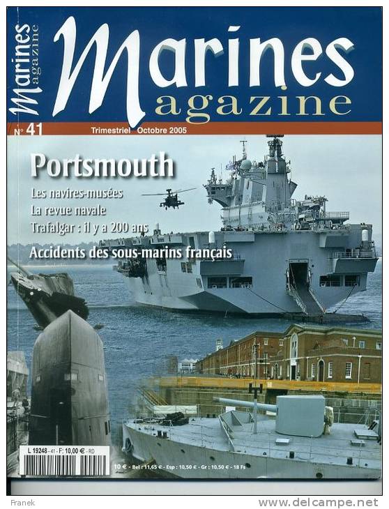 Marines Magazine N° 41 - Octobre 2005 -  Sommaire Complet En Annexe - Autres & Non Classés