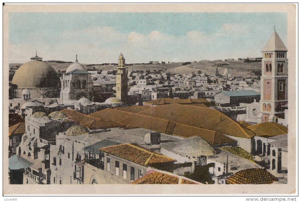 1959 GERUSALEMME JERUSALEM - SHOWING MT OF OLIVES - Israel