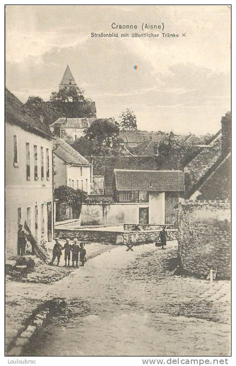 02 CRAONNE CARTE ALLEMANDE 1915 - Craonne