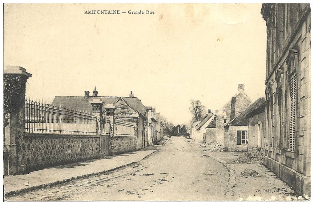 02-Amifontaine (Aisne)- Grande Rue- Réf:16/02 - Other & Unclassified