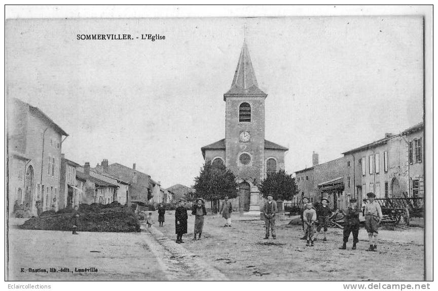 Sommerviller    54  L'église  La Place - Autres & Non Classés