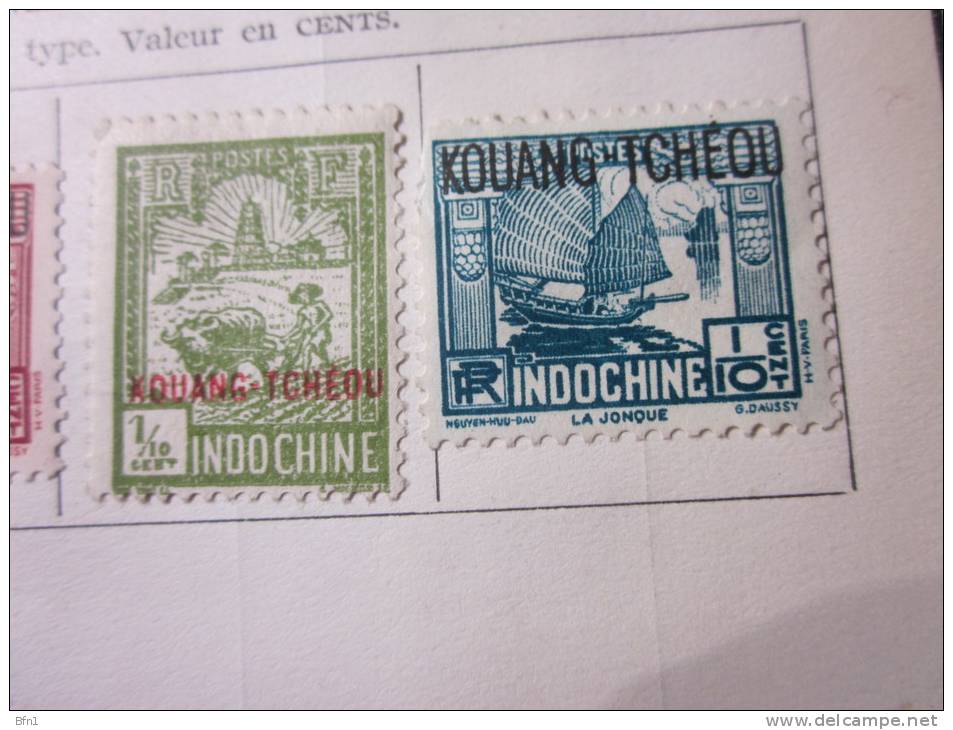 COLLECTION TIMBRES  PORTUGAL  MACAO DEBUT 1898 + KIAO-TCHEOU OBLITERES OU NEUFS AVEC  CHARNIERES - Autres & Non Classés