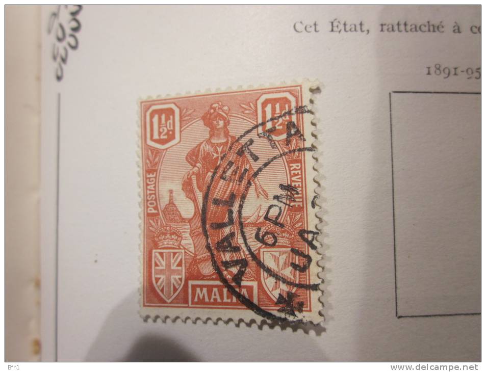 COLLECTION TIMBRES  MALAISIE DEBUT 1902 OBLITERES OU NEUFS AVEC  CHARNIERES