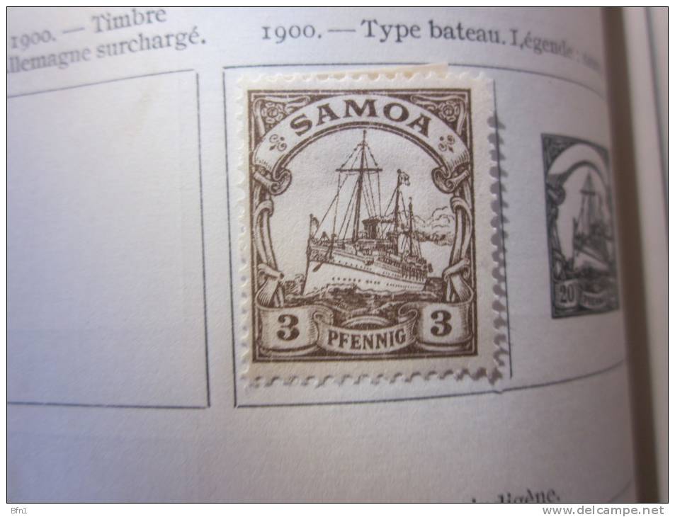 COLLECTION TIMBRES  SAMOA DEBUT 1887 OBLITERES OU NEUFS AVEC  CHARNIERES - Samoa
