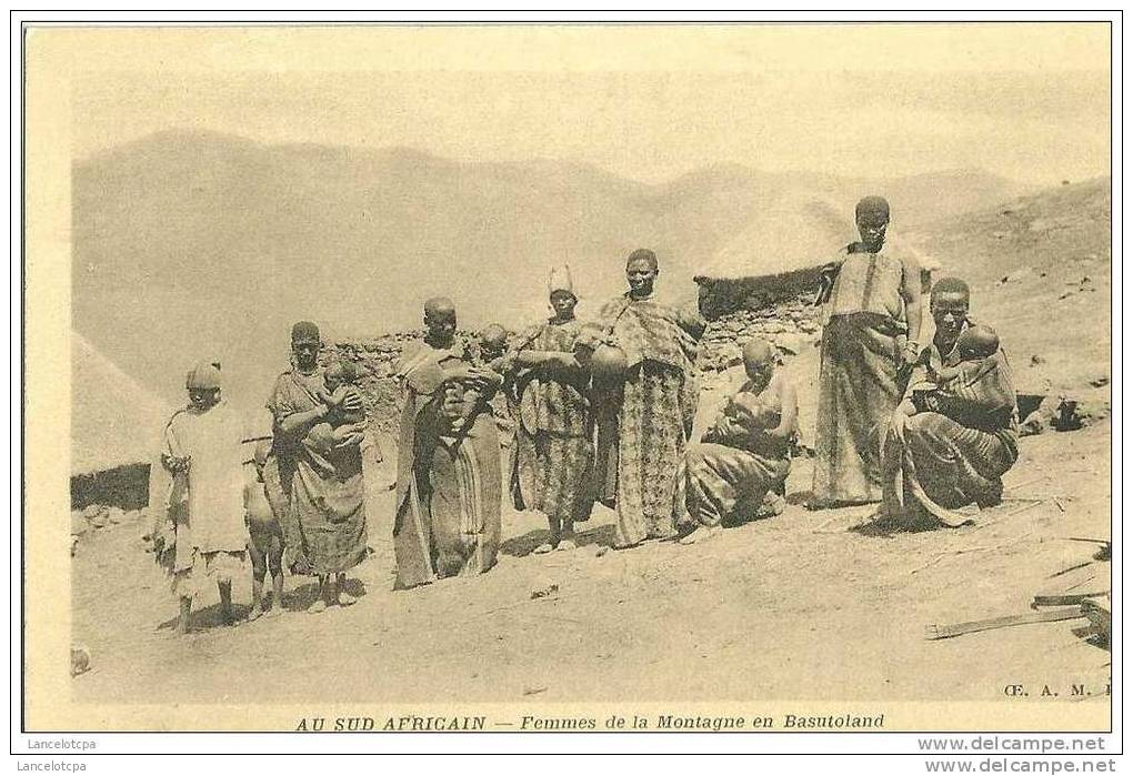 AU SUD AFRICAIN / FEMMES DE LA MONTAGNE EN BASUTOLAND - Lesotho