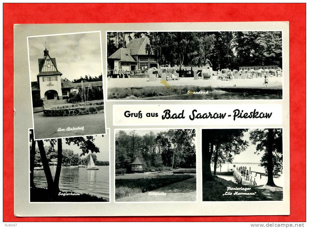 * Grufz Aus BAD SAAROW-PIESKOW-Multiples Vues-1965(GRAPHOKOPIE H. SANDER) - Bad Saarow