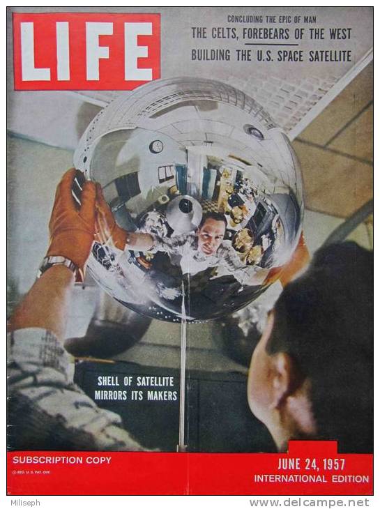 Magazine LIFE - JUNE 24 , 1957 - INTER. ED. -  Pub. COCA-COLA - FORD - MERCEDES - ROLEX - Canal PANAMA  (3053) - News/ Current Affairs