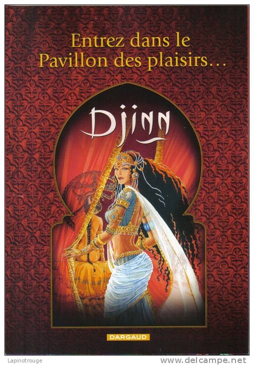 Plaquette Publicitaire Djinn MIRALLES DUFAUX Dargaud 2010 - Autres & Non Classés