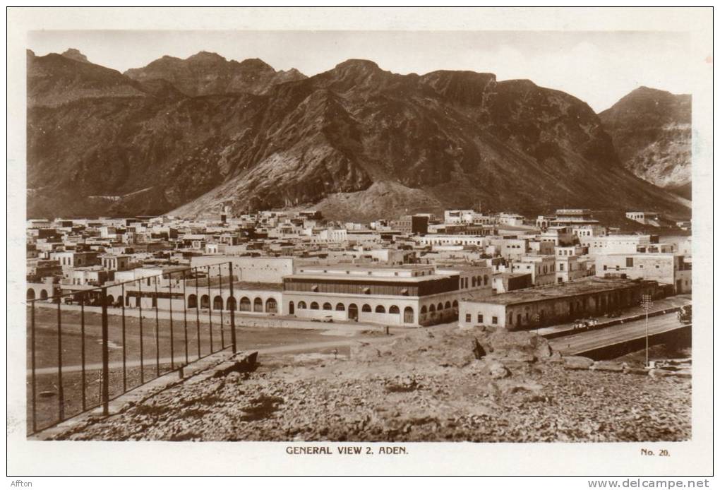 Aden Old Real Photo Postcard - Turkménistan